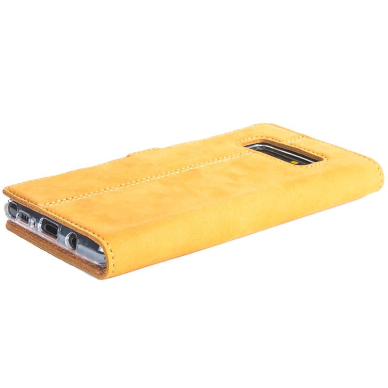 Samsung Galaxy Note 8 - Vintage Leather Wallet (Almost Perfect) Burnt Orange Samsung Galaxy Note 8 - Snakehive UK