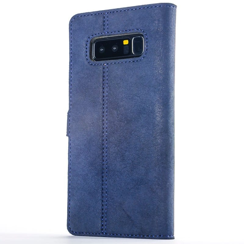 Samsung Galaxy Note 8 - Vintage Leather Wallet (Almost Perfect) Burnt Orange Samsung Galaxy Note 8 - Snakehive UK