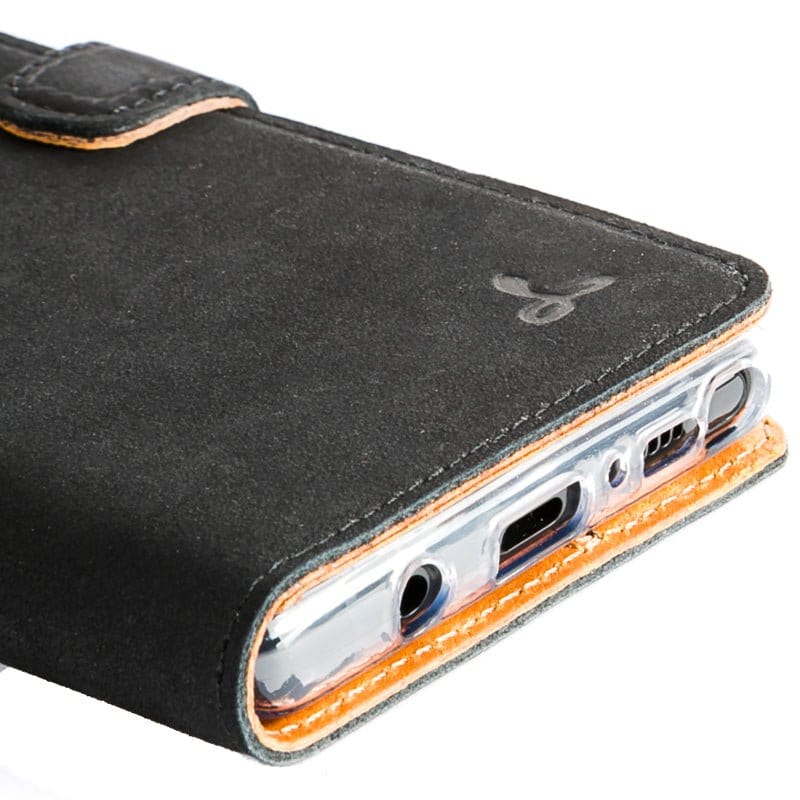 Samsung Galaxy Note 8 - Vintage Leather Wallet (Almost Perfect) Burnt Orange Samsung Galaxy Note 8 - Snakehive UK