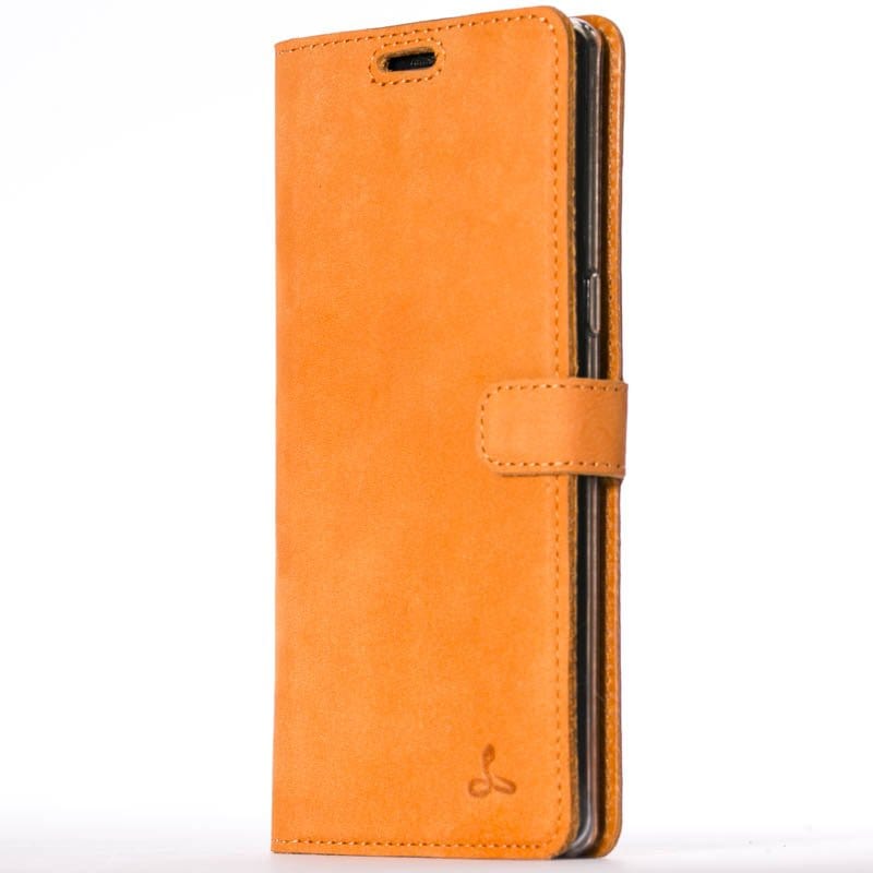 Samsung Galaxy Note 8 - Vintage Leather Wallet (Almost Perfect) Burnt Orange Samsung Galaxy Note 8 - Snakehive UK