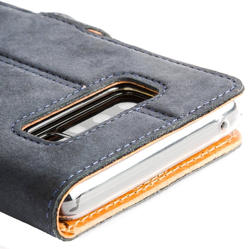 Samsung Galaxy Note 8 - Vintage Leather Wallet (Almost Perfect) Burnt Orange Samsung Galaxy Note 8 - Snakehive UK