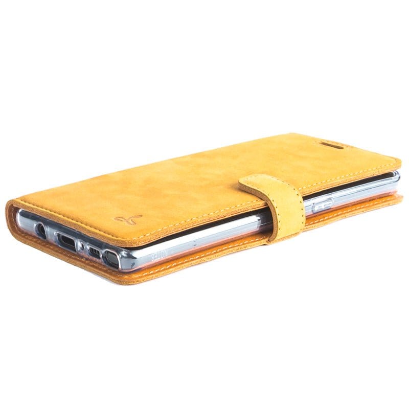 Samsung Galaxy Note 8 - Vintage Leather Wallet (Almost Perfect) Burnt Orange Samsung Galaxy Note 8 - Snakehive UK
