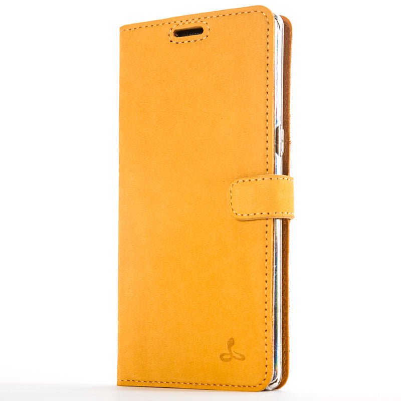 Samsung Galaxy Note 8 - Vintage Leather Wallet (Almost Perfect) Honey Gold Samsung Galaxy Note 8 - Snakehive UK