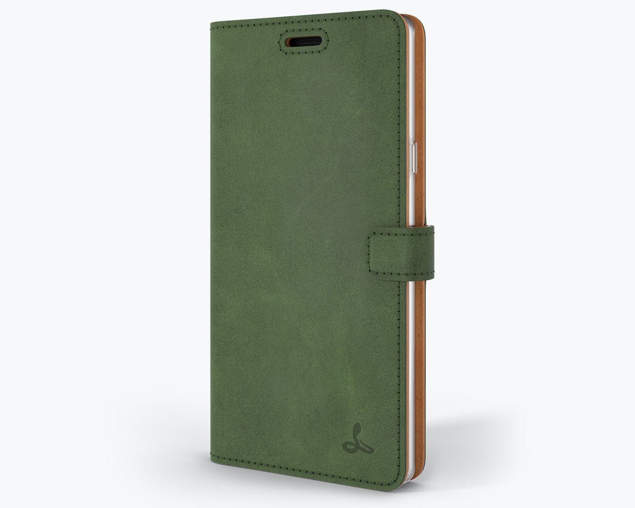 Samsung Galaxy Note 9 - Vintage Leather Wallet (Almost Perfect) Bottle Green Samsung Galaxy Note 9 - Snakehive UK