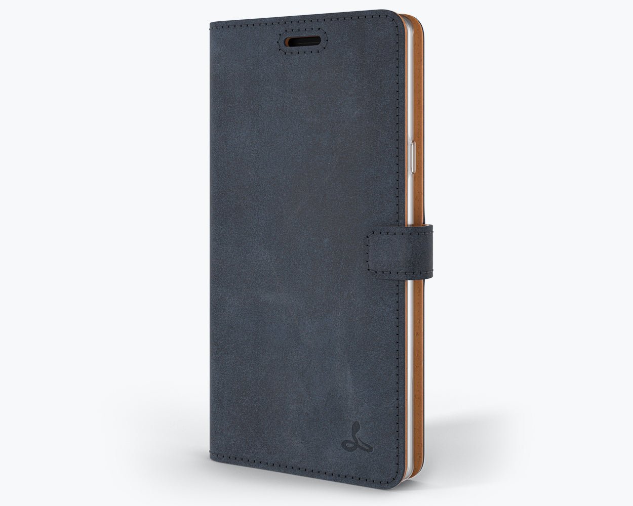 Samsung Galaxy Note 9 - Vintage Leather Wallet (Almost Perfect) Navy Samsung Galaxy Note 9 - Snakehive UK