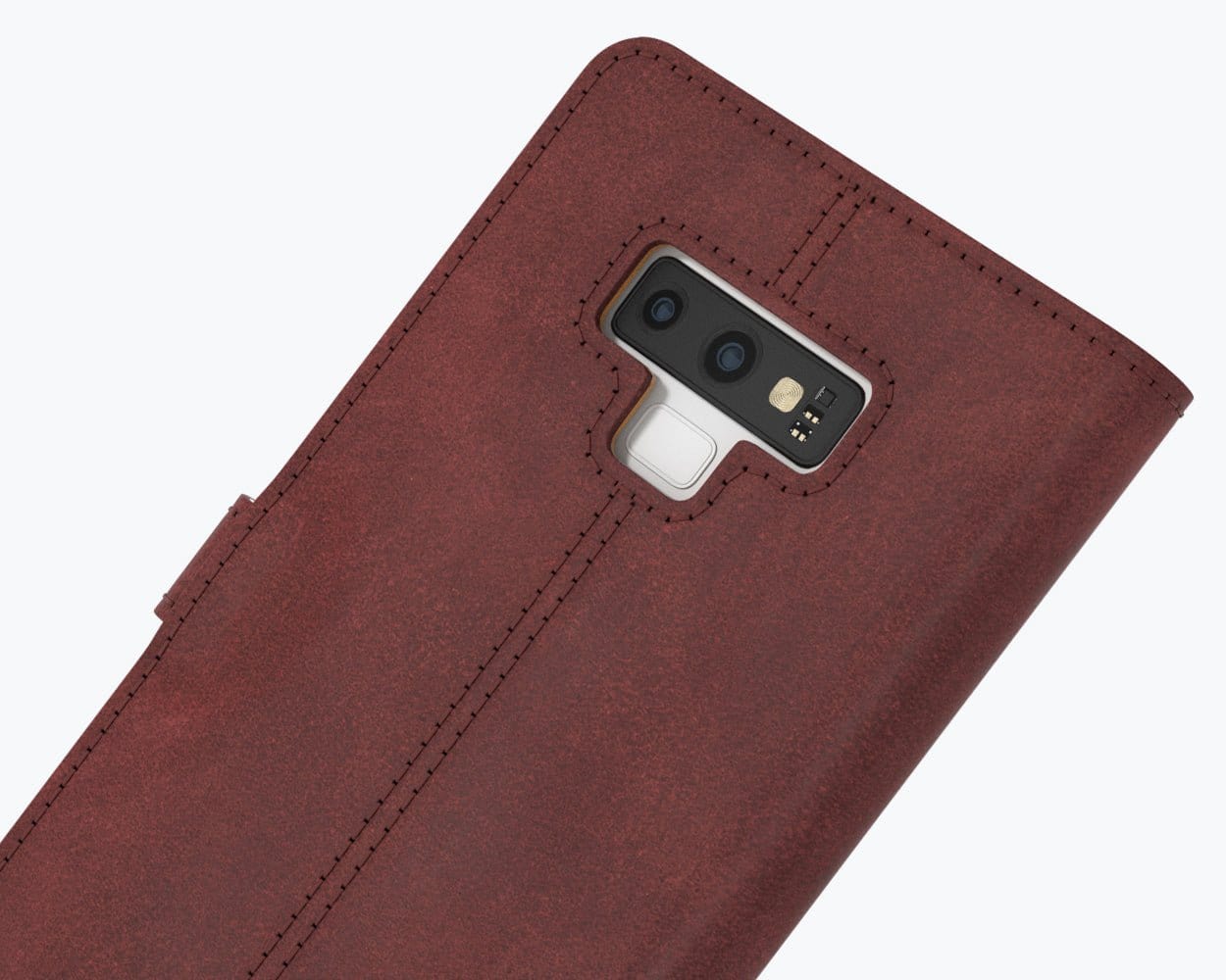 Samsung Galaxy Note 9 - Vintage Leather Wallet Plum Samsung Galaxy Note 9 - Snakehive UK