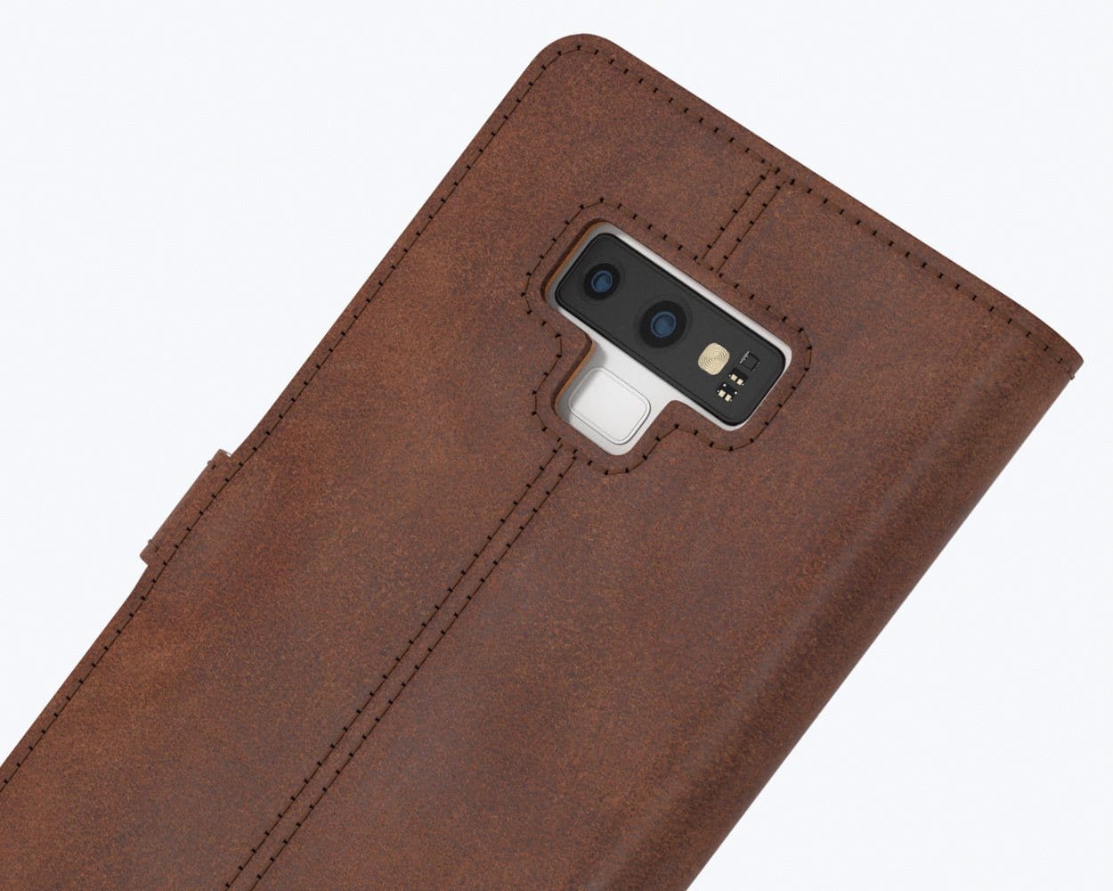 Samsung Galaxy Note 9 - Vintage Leather Wallet Plum Samsung Galaxy Note 9 - Snakehive UK