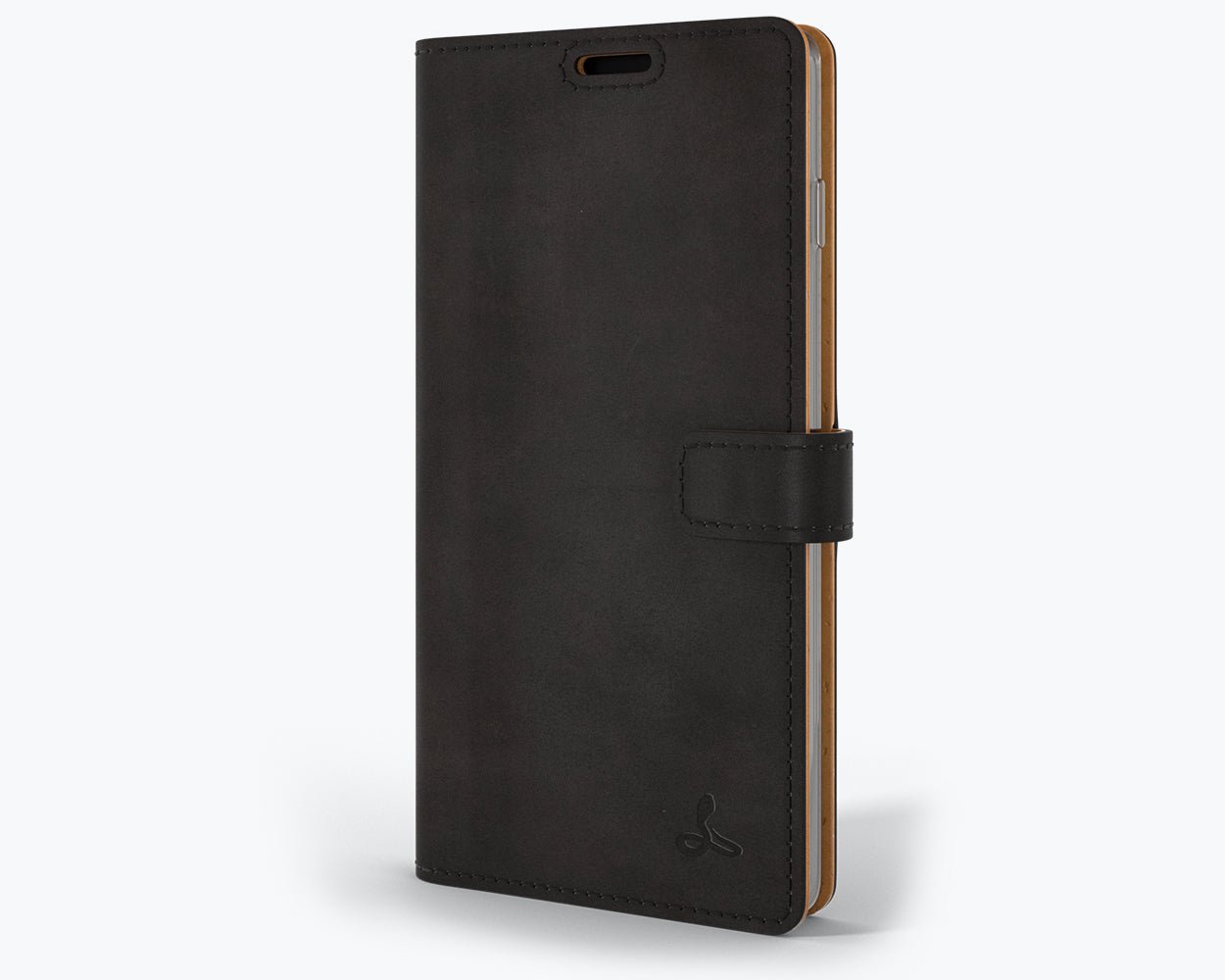 Samsung Galaxy S10 Plus - Vintage Leather Wallet (Almost Perfect) Black Samsung Galaxy S10 Plus - Snakehive UK