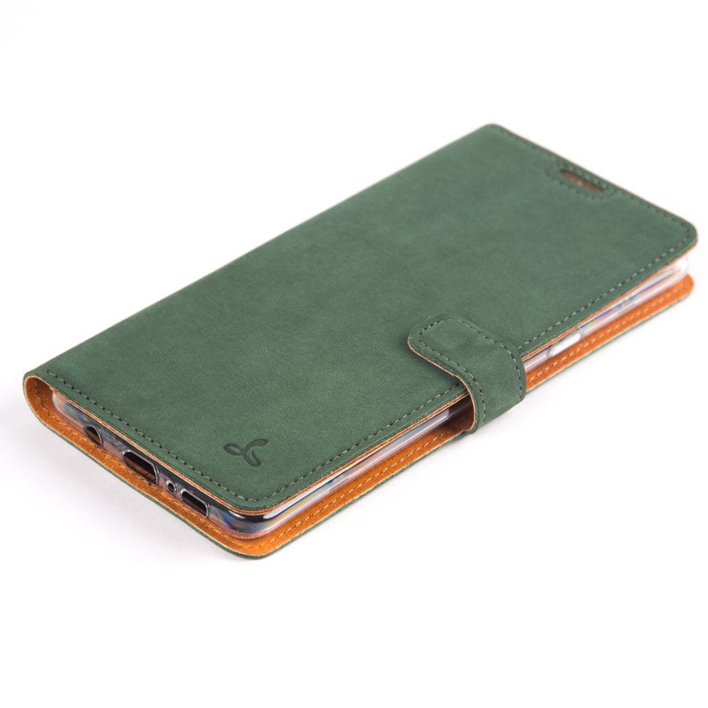 Samsung Galaxy S10 - Vintage Leather Wallet (Almost Perfect) Honey Gold Samsung Galaxy S10 - Snakehive UK