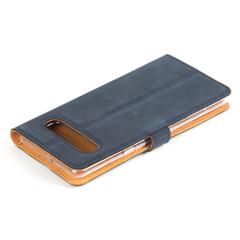 Samsung Galaxy S10 - Vintage Leather Wallet (Almost Perfect) Honey Gold Samsung Galaxy S10 - Snakehive UK