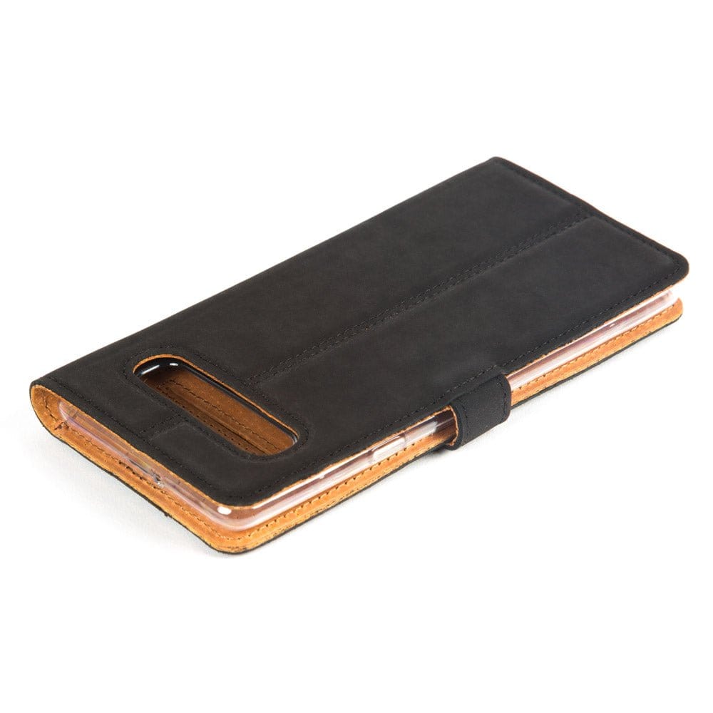 Samsung Galaxy S10 - Vintage Leather Wallet (Almost Perfect) Honey Gold Samsung Galaxy S10 - Snakehive UK
