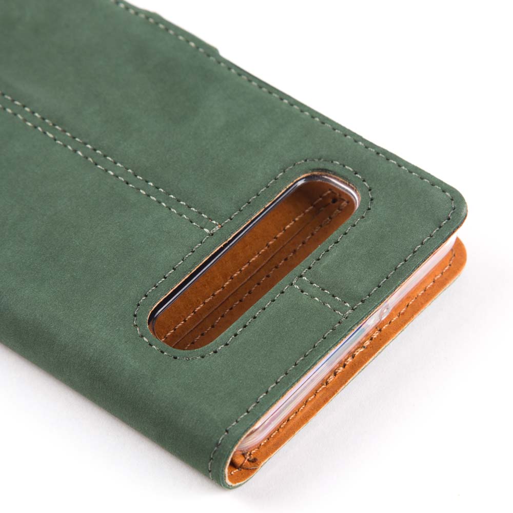 Samsung Galaxy S10 - Vintage Leather Wallet (Almost Perfect) Honey Gold Samsung Galaxy S10 - Snakehive UK