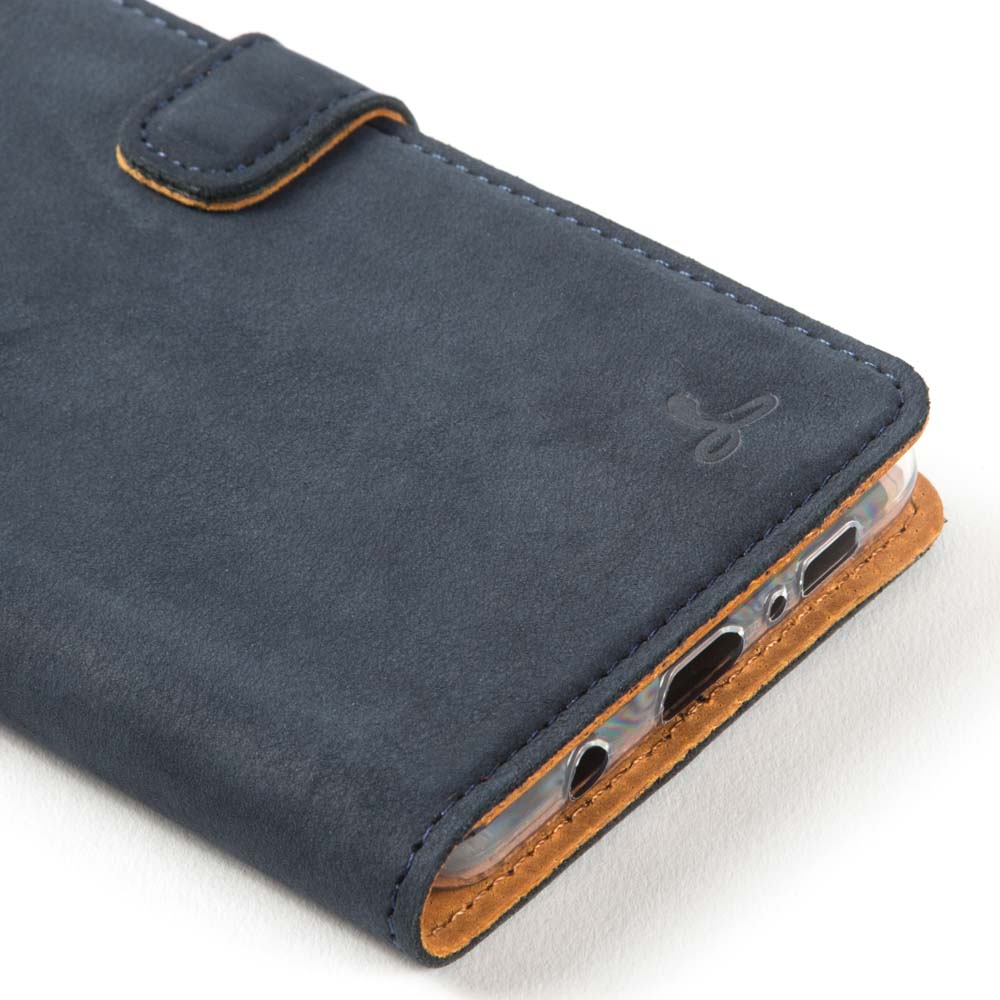 Samsung Galaxy S10 - Vintage Leather Wallet (Almost Perfect) Honey Gold Samsung Galaxy S10 - Snakehive UK