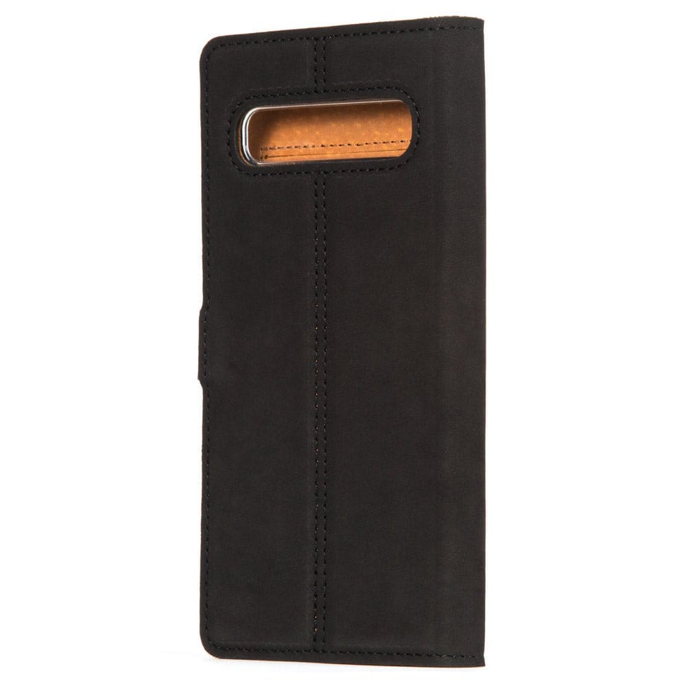 Samsung Galaxy S10 - Vintage Leather Wallet Bottle Green Samsung Galaxy S10 - Snakehive UK