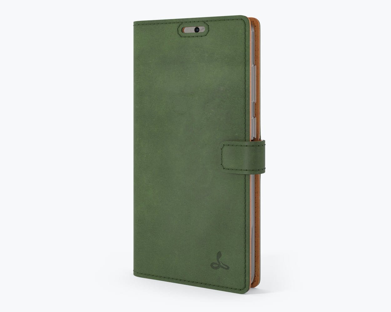 Samsung Galaxy S20 FE - Vintage Leather Wallet (Almost Perfect) Bottle Green - Snakehive UK