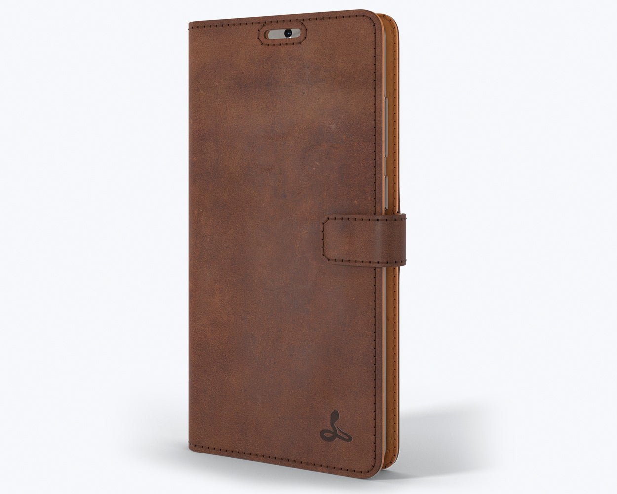 Samsung Galaxy S20 Plus - Vintage Leather Wallet (Almost Perfect) Chestnut Brown Samsung Galaxy S20 Plus - Snakehive UK
