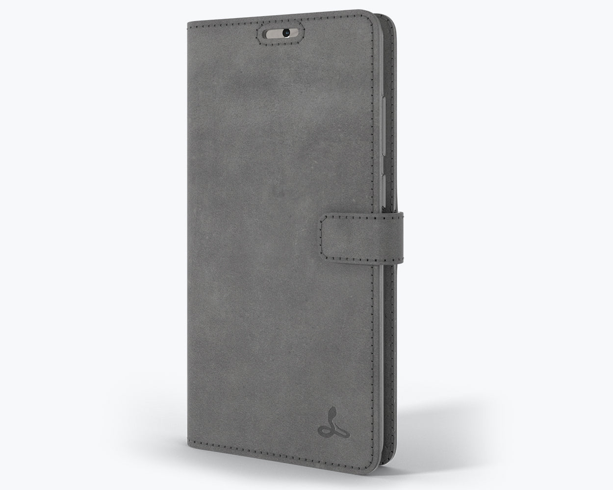 Samsung Galaxy S20 Plus - Vintage Leather Wallet Grey Samsung Galaxy S20 Plus - Snakehive UK