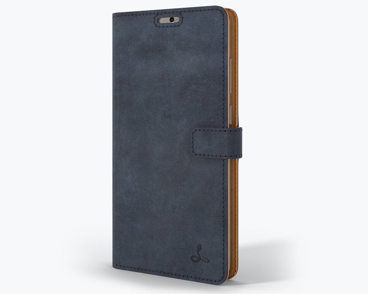 Samsung Galaxy S20 Plus - Vintage Leather Wallet Navy Samsung Galaxy S20 Plus - Snakehive UK
