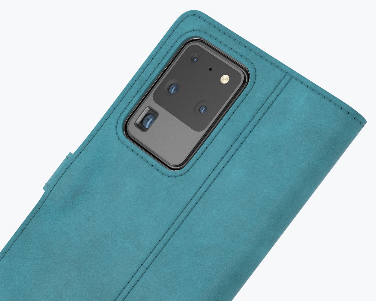 Samsung Galaxy S20 Ultra - Vintage Leather Wallet (Almost Perfect) Teal Samsung Galaxy S20 Ultra - Snakehive UK