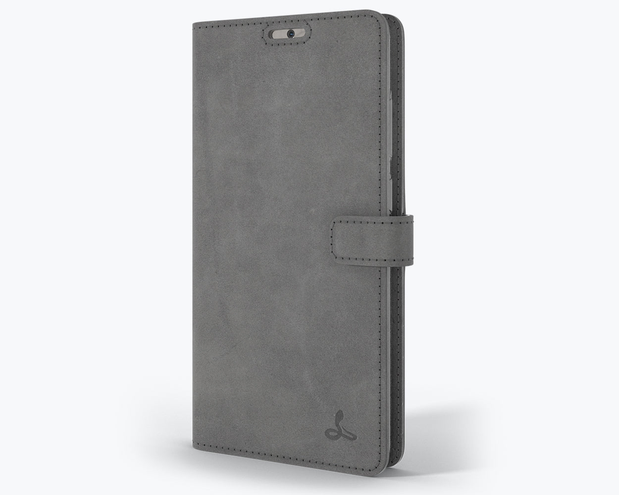 Samsung Galaxy S20 Ultra - Vintage Leather Wallet Grey Samsung Galaxy S20 Ultra - Snakehive UK