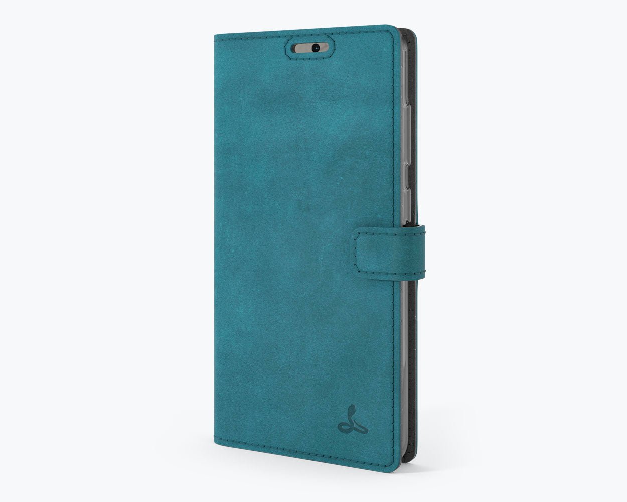 Samsung Galaxy S20 - Vintage Leather Wallet (Almost Perfect) Teal Samsung Galaxy S20 - Snakehive UK