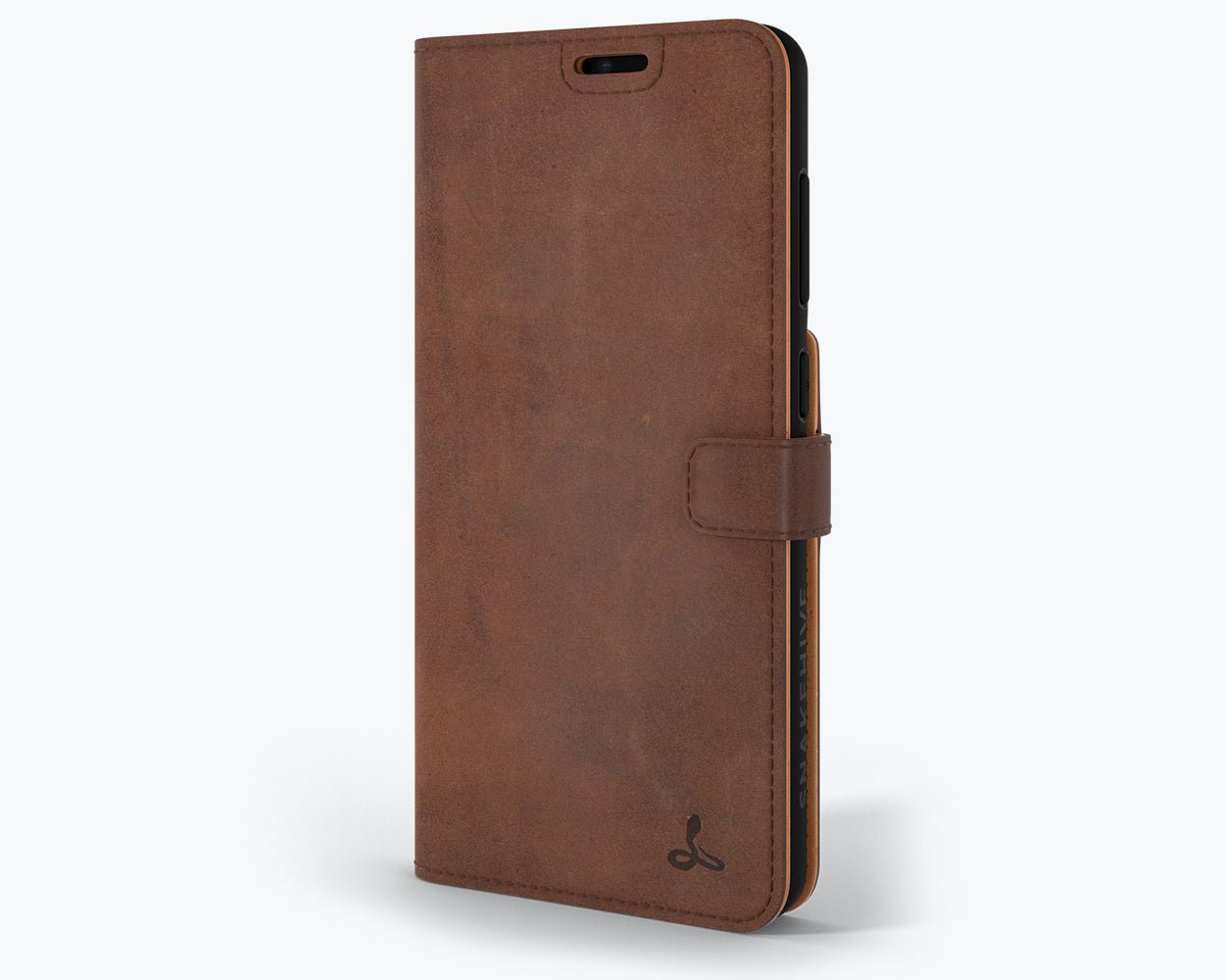 Samsung Galaxy S21 FE - Vintage Leather Wallet (Almost Perfect) Chestnut Brown Samsung Galaxy S21 FE - Snakehive UK