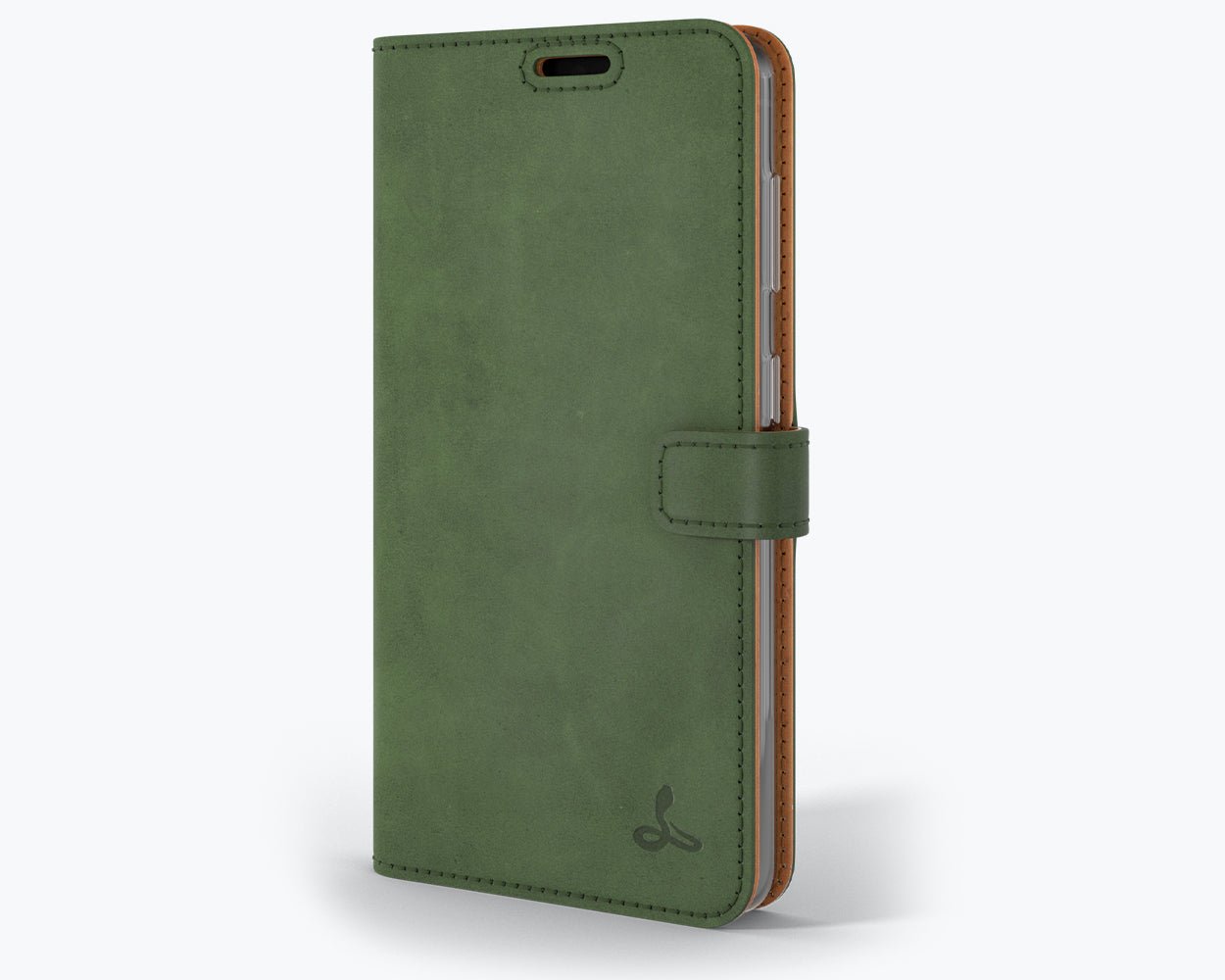 Samsung Galaxy S21 Plus - Vintage Leather Wallet Bottle Green Samsung Galaxy S21 Plus - Snakehive UK