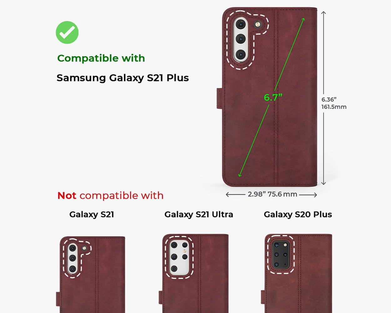 Samsung Galaxy S21 Plus - Vintage Leather Wallet Bottle Green Samsung Galaxy S21 Plus - Snakehive UK