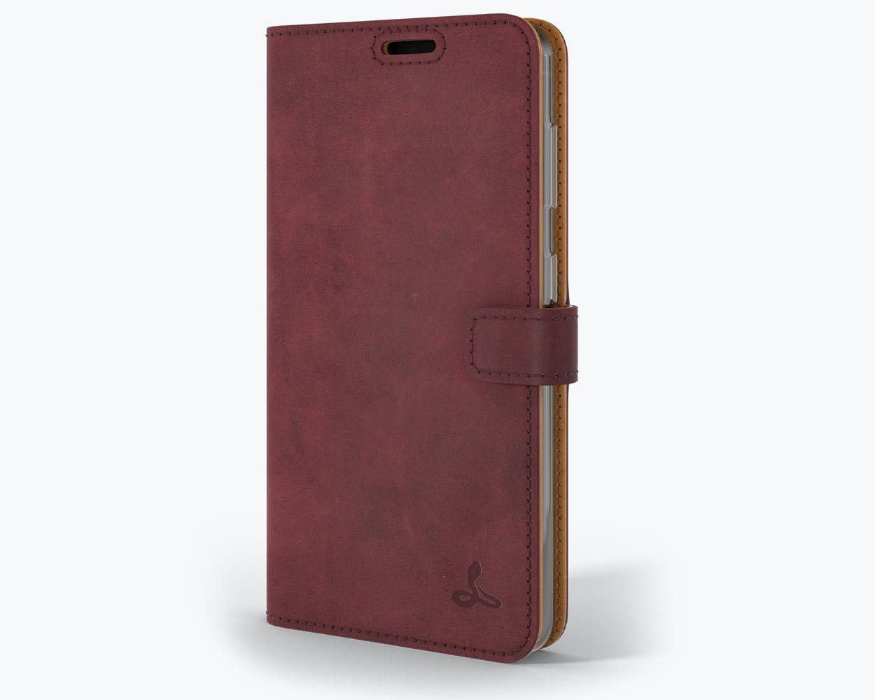 Samsung Galaxy S21 Plus - Vintage Leather Wallet Plum Samsung Galaxy S21 Plus - Snakehive UK