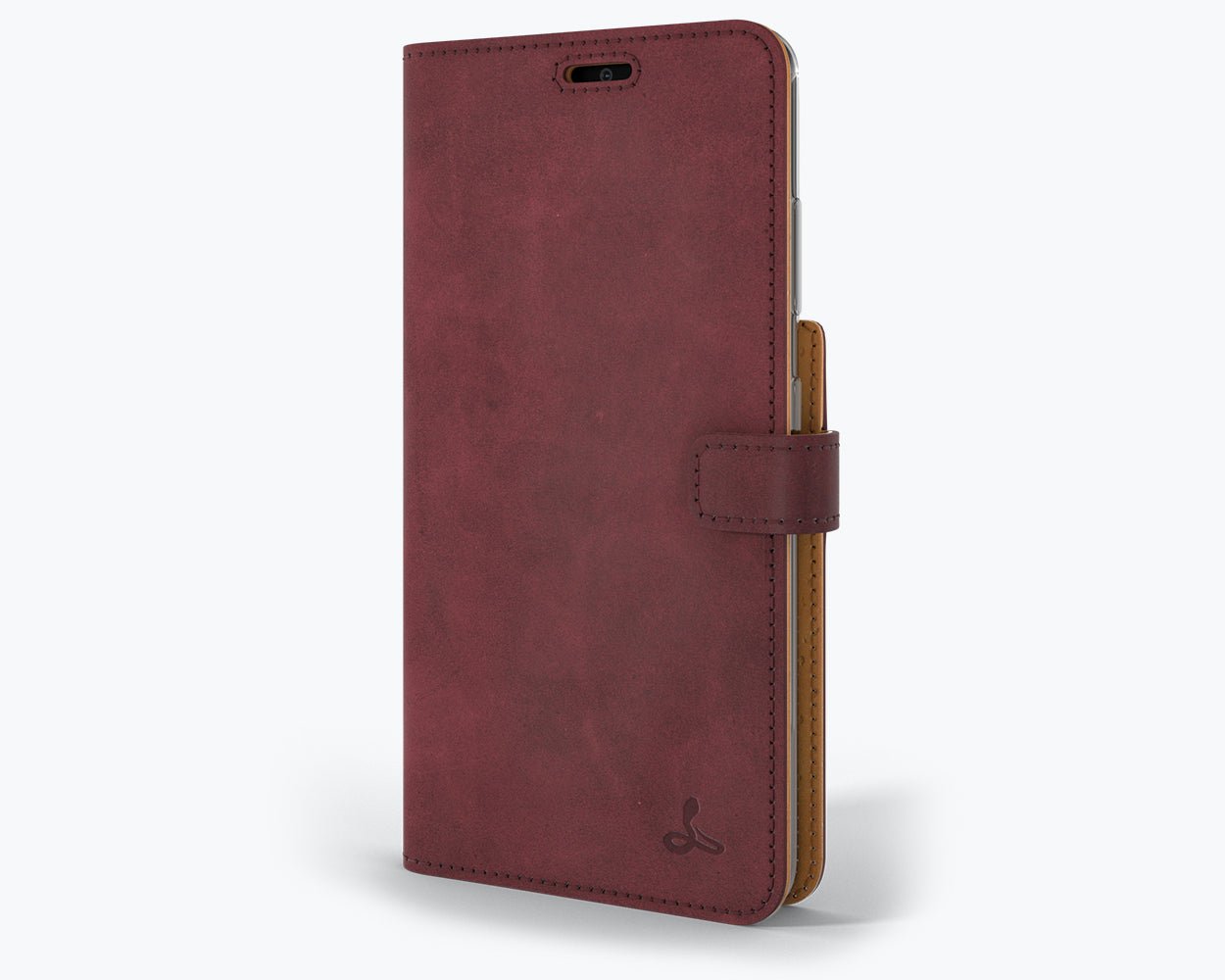 Samsung Galaxy S21 Ultra - Vintage Leather Wallet Plum Samsung Galaxy S21 Ultra - Snakehive UK