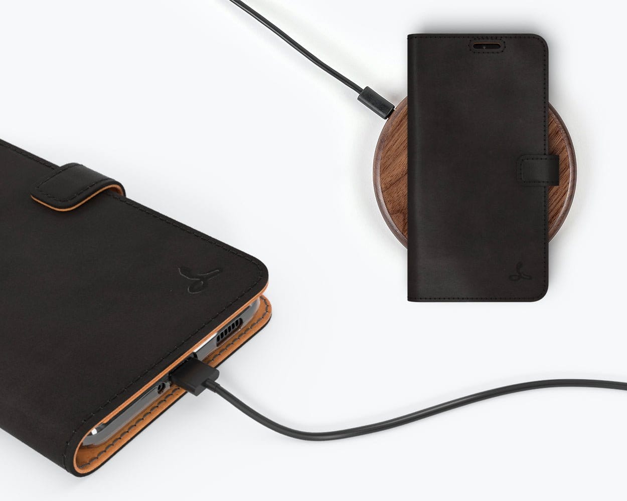 Samsung Galaxy S21 - Vintage Leather Wallet (Almost Perfect) Grey Samsung Galaxy S21 - Snakehive UK