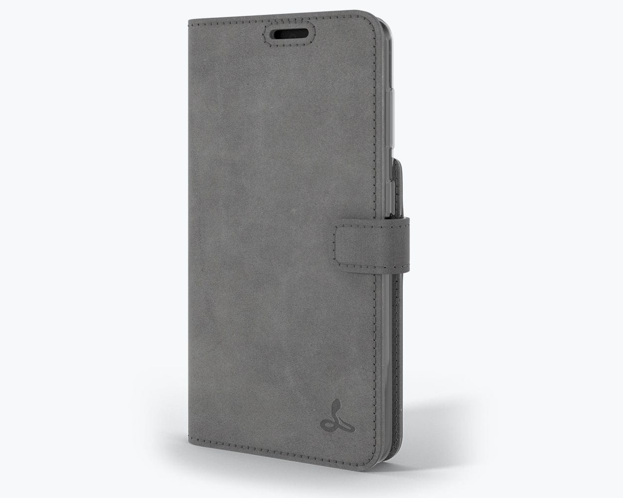 Samsung Galaxy S21 - Vintage Leather Wallet (Almost Perfect) Grey Samsung Galaxy S21 - Snakehive UK
