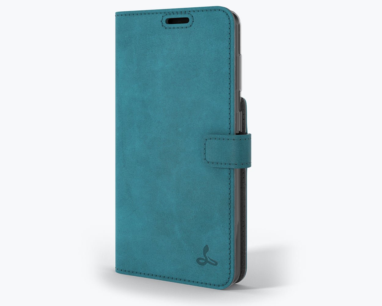 Samsung Galaxy S21 - Vintage Leather Wallet (Almost Perfect) Teal Samsung Galaxy S21 - Snakehive UK