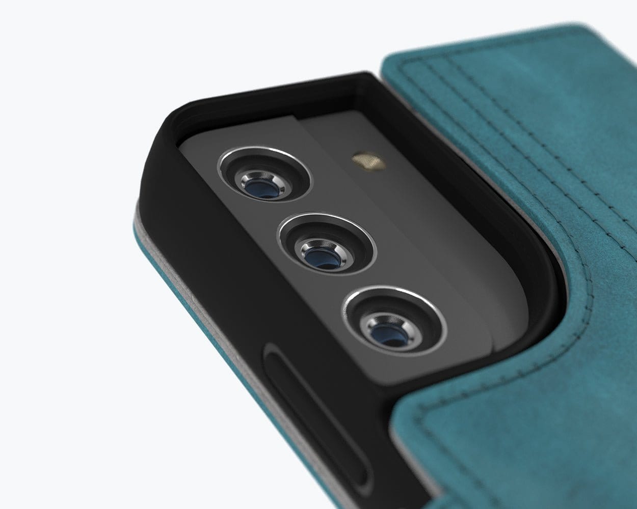 Samsung Galaxy S22 Plus - Vintage Leather Wallet Teal Samsung Galaxy S22 Plus - Snakehive UK