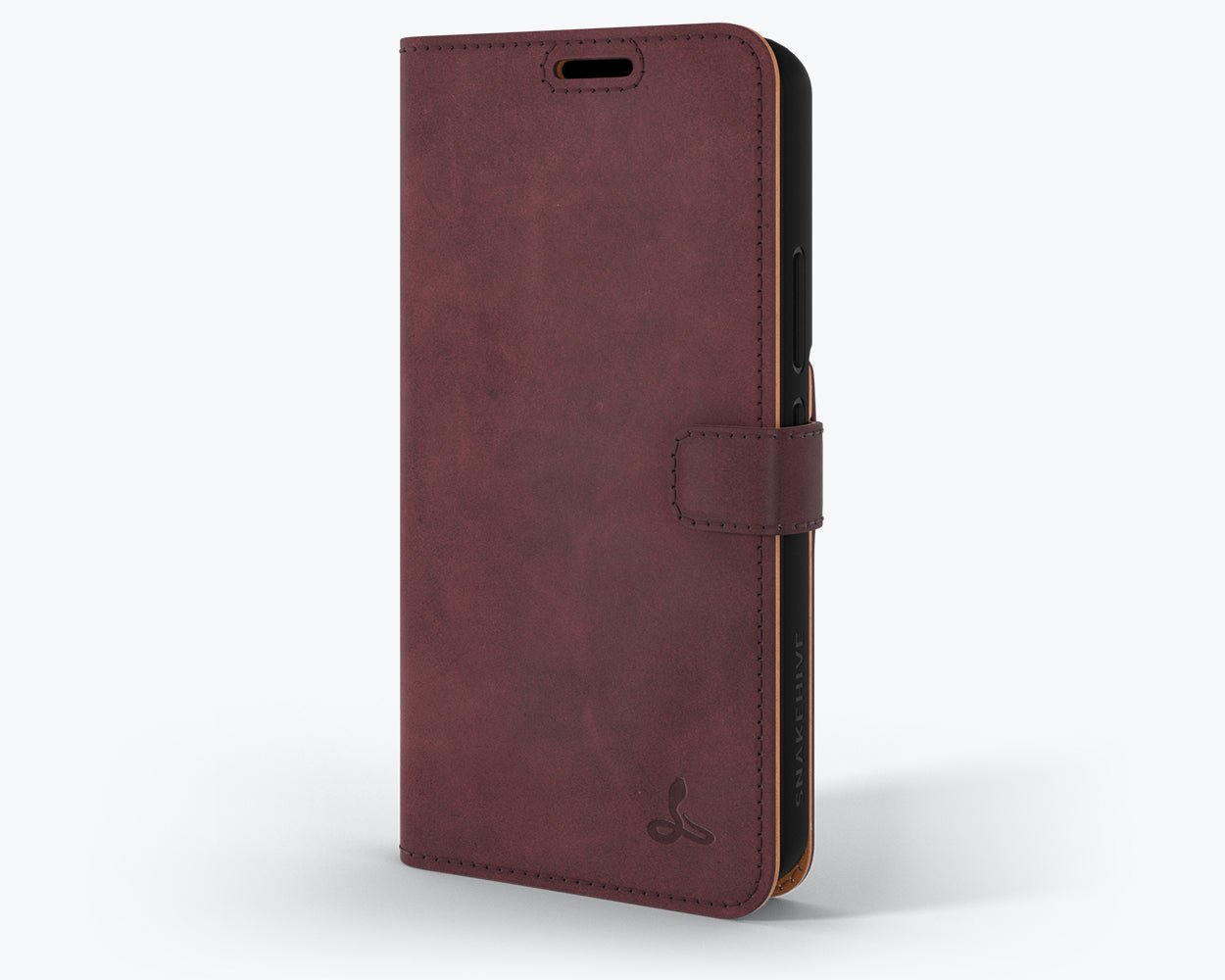 Samsung Galaxy S22 - Vintage Leather Wallet (Almost Perfect) Plum Samsung Galaxy S22 - Snakehive UK