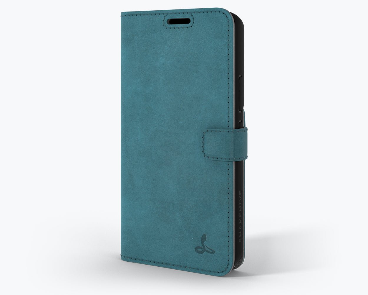 Samsung Galaxy S22 - Vintage Leather Wallet (Almost Perfect) Teal Samsung Galaxy S22 - Snakehive UK