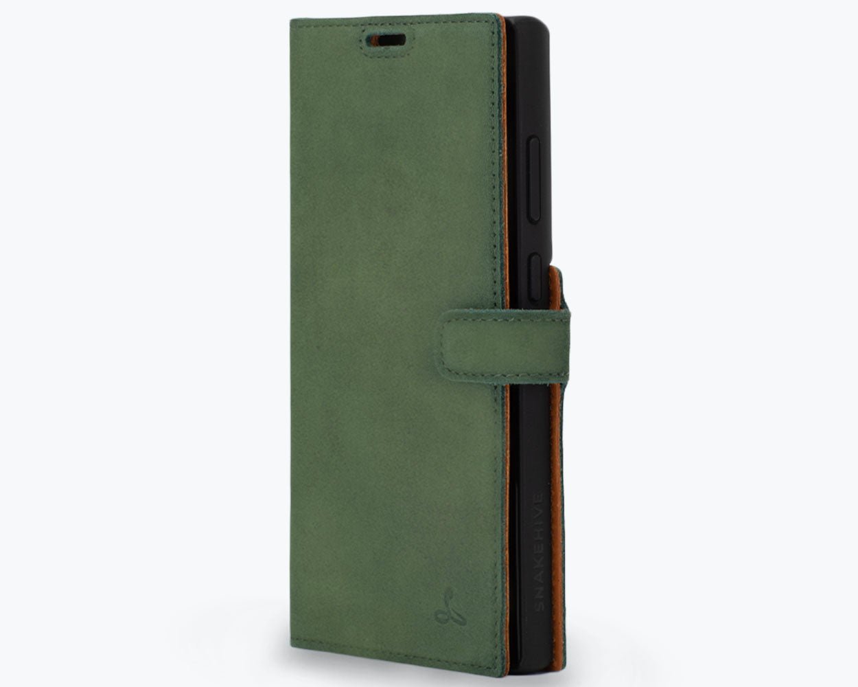 Samsung Galaxy S23 Ultra - Vintage Leather Wallet Bottle Green Samsung Galaxy S23 Ultra - Snakehive UK
