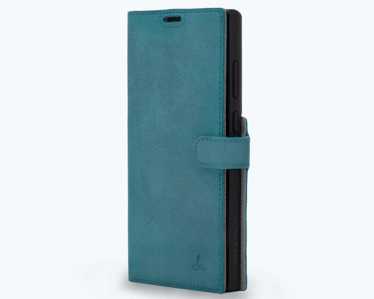 Samsung Galaxy S23 Ultra - Vintage Leather Wallet Teal Samsung Galaxy S23 Ultra - Snakehive UK