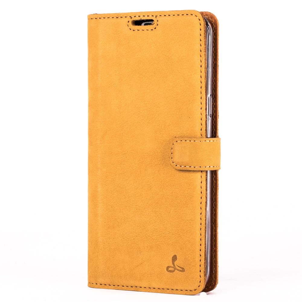 Samsung Galaxy S8 Plus - Vintage Leather Wallet (Almost Perfect) Honey Gold Samsung Galaxy S8 Plus - Snakehive UK
