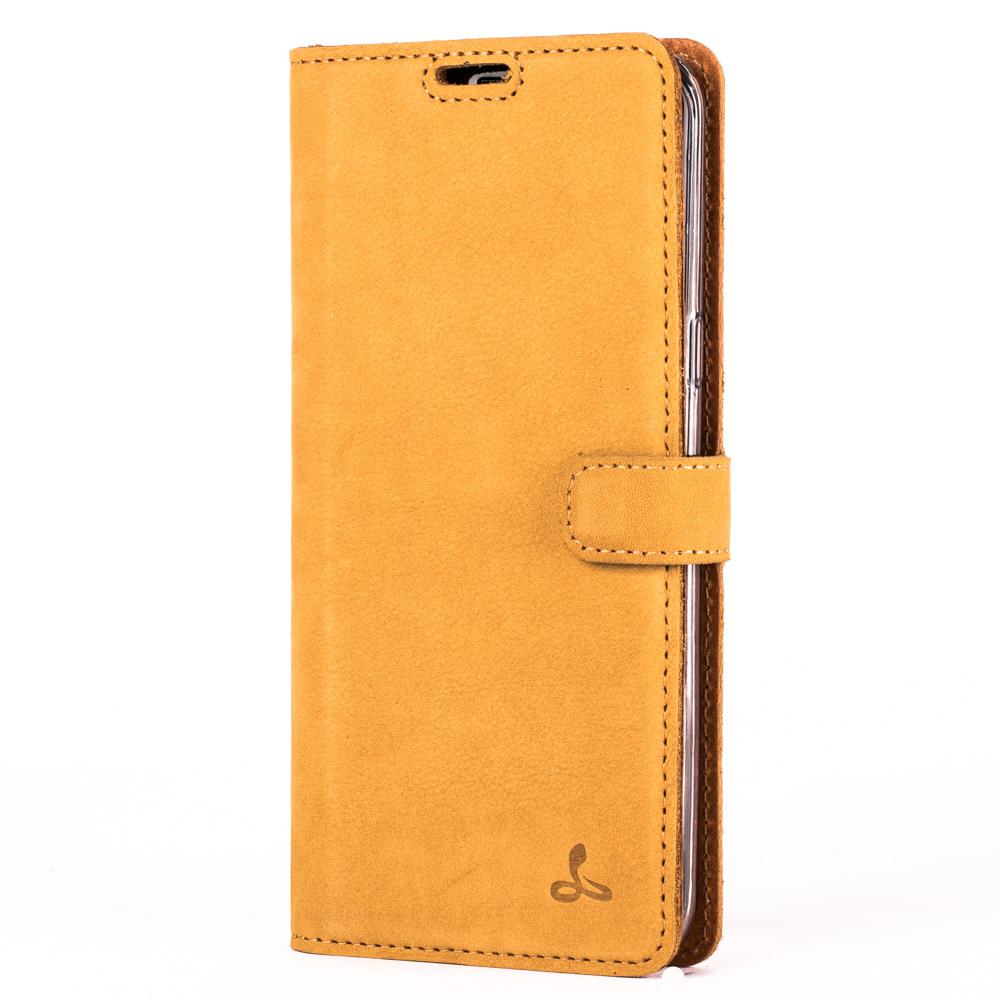 Samsung Galaxy S8 Plus - Vintage Leather Wallet (Almost Perfect) Honey Gold Samsung Galaxy S8 Plus - Snakehive UK