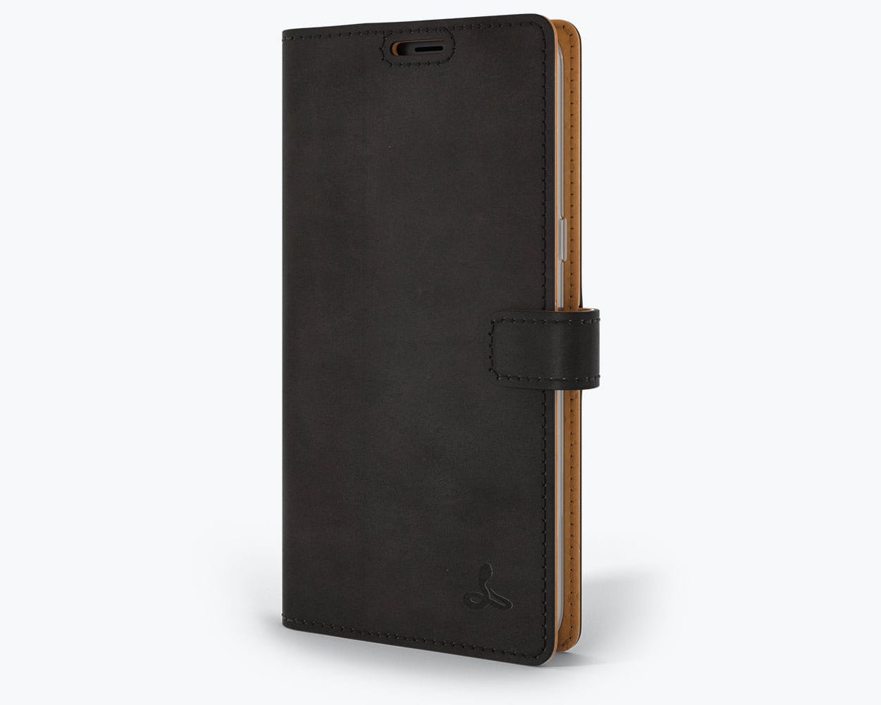 Samsung Galaxy S8 - Vintage Leather Wallet (Almost Perfect) Black Samsung Galaxy S8 - Snakehive UK