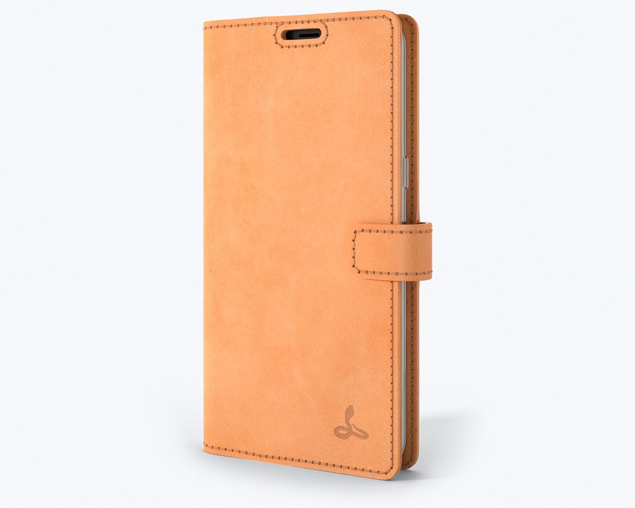 Samsung Galaxy S8 - Vintage Leather Wallet (Almost Perfect) Burnt Orange Samsung Galaxy S8 - Snakehive UK