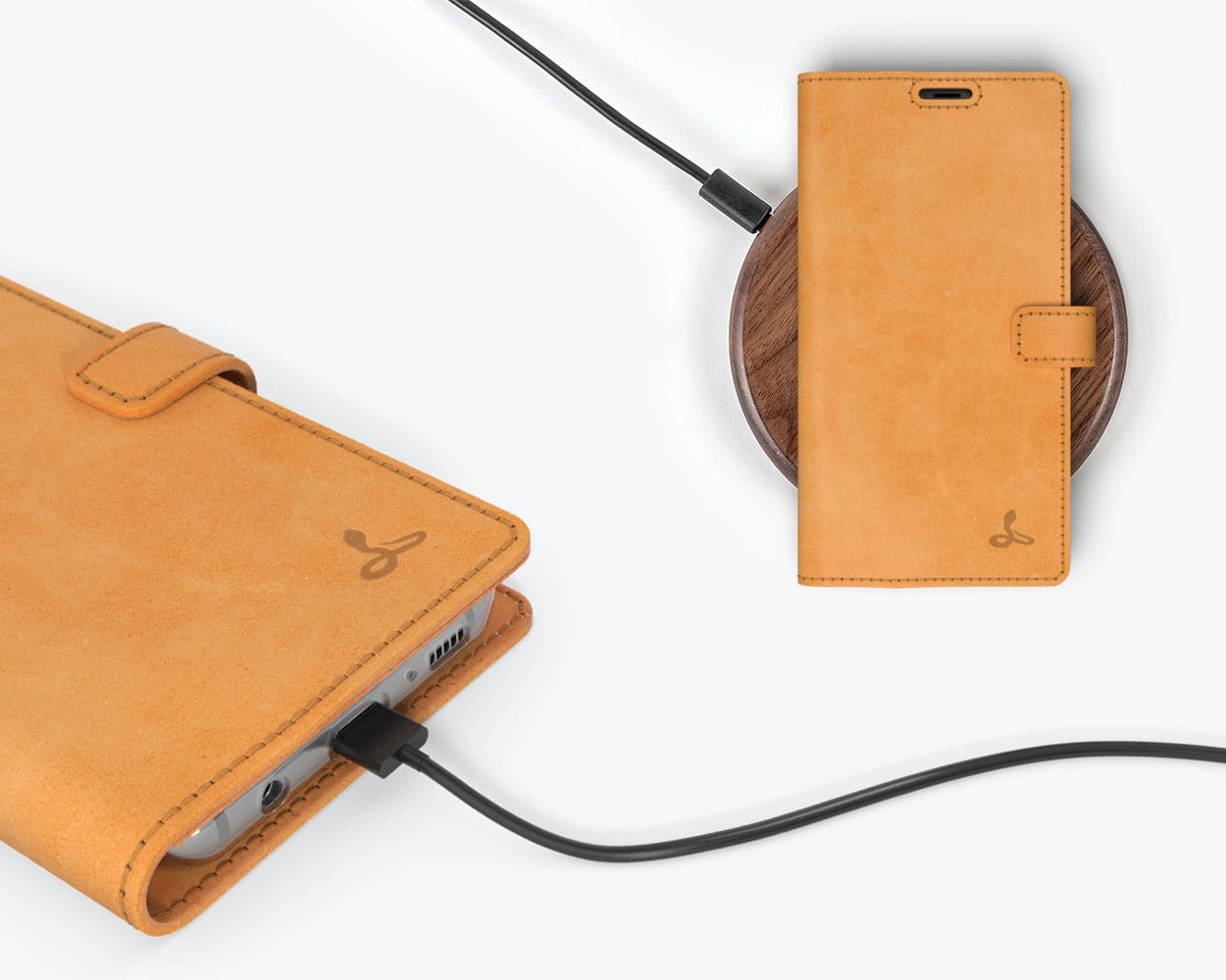 Samsung Galaxy S8 - Vintage Leather Wallet (Almost Perfect) Red Samsung Galaxy S8 - Snakehive UK
