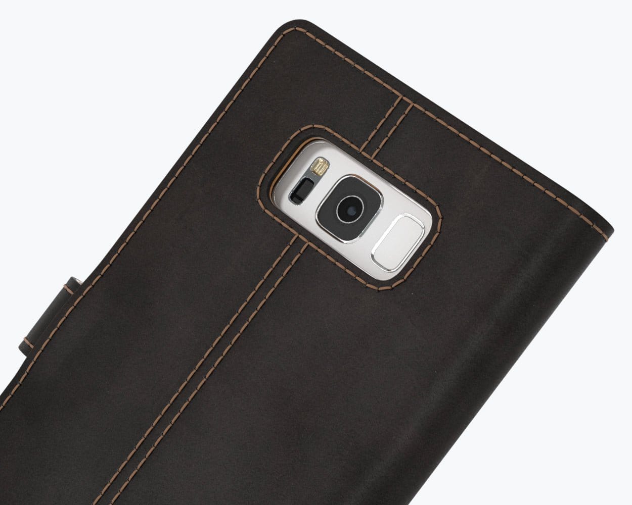 Samsung Galaxy S8 - Vintage Two Tone Leather Wallet (Almost Perfect) TT Black/Red Samsung Galaxy S8 - Snakehive UK