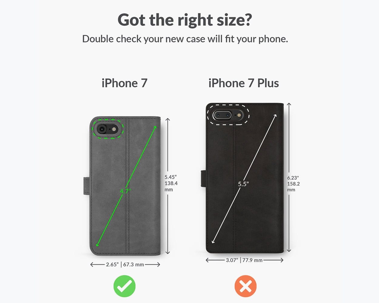 Vintage Leather Wallet - Apple iPhone 7 Grey Apple iPhone 7 - Snakehive UK