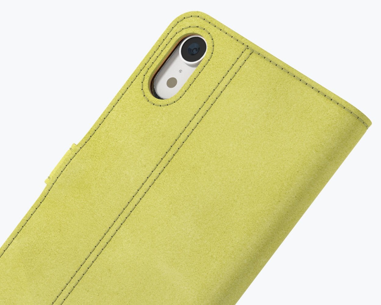 Vintage Leather Wallet - Apple iPhone XR Grey - Snakehive UK
