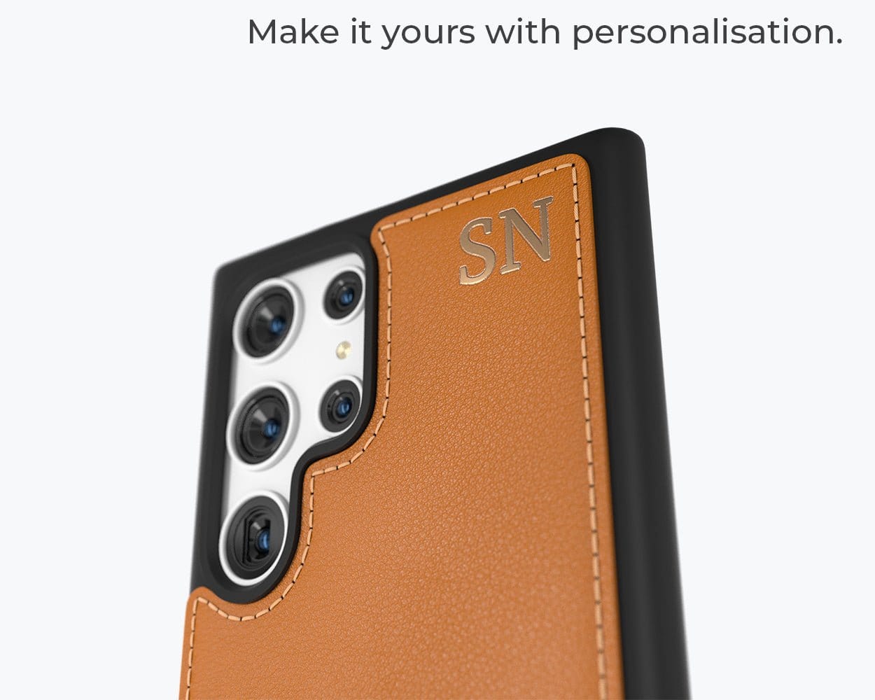 Samsung Galaxy S23 Ultra - Metro Leather Case Pebble Grey Samsung Galaxy S23 Ultra - Snakehive UK