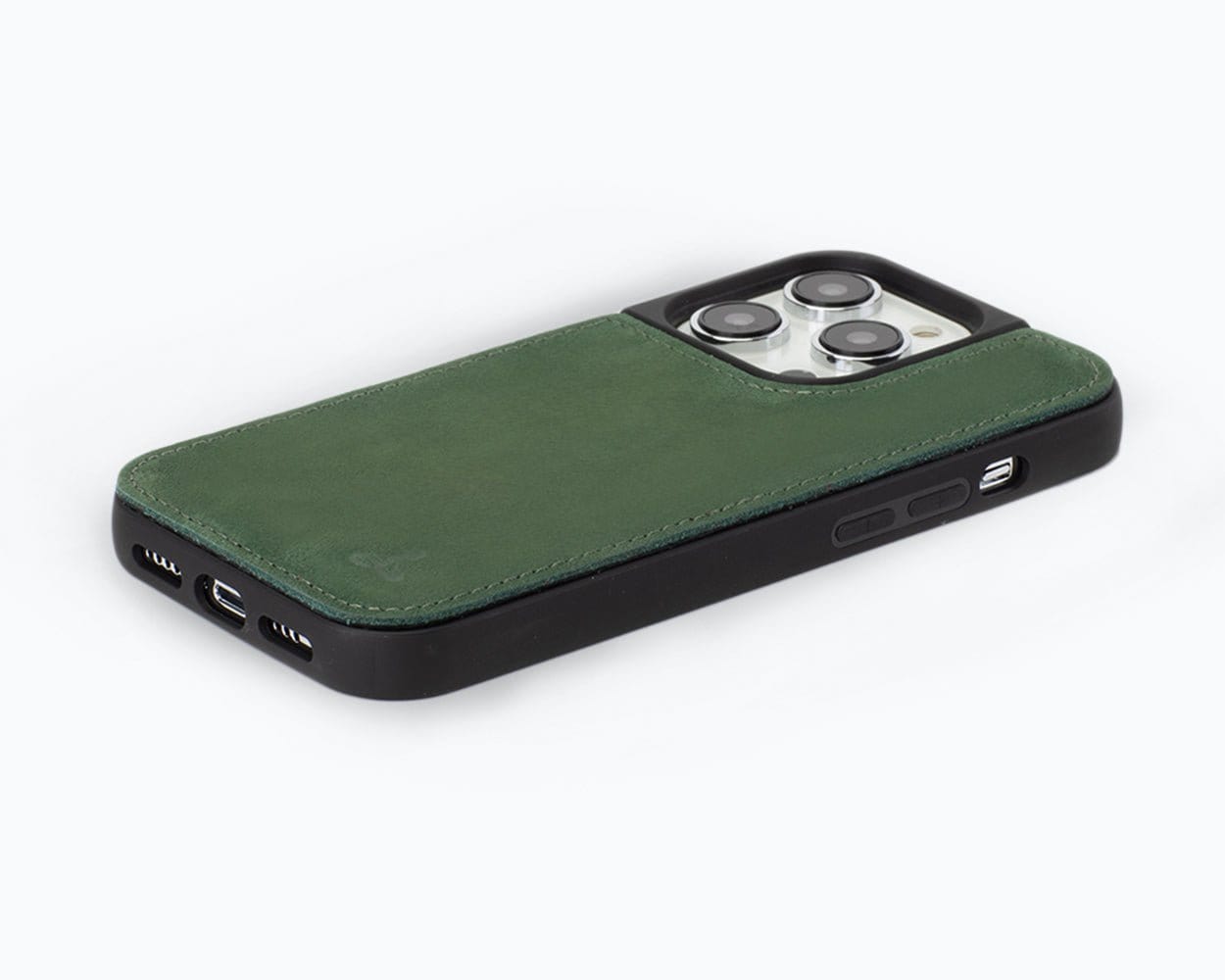 Vintage Leather Back Case - Apple iPhone 14 Pro Black Apple iPhone 14 Pro - Snakehive UK