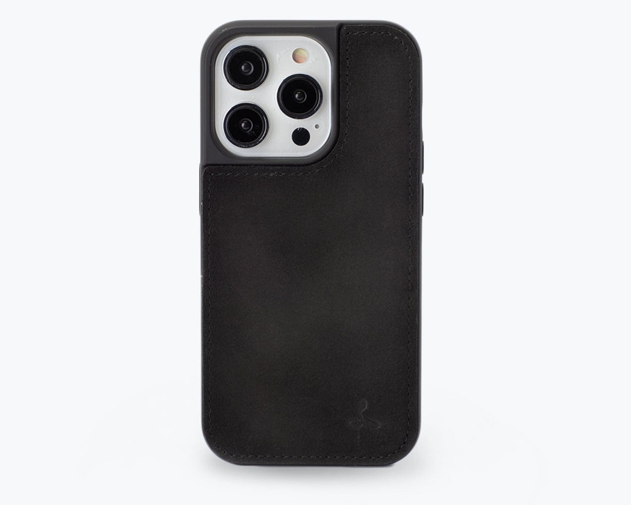 Vintage Leather Back Case - Apple iPhone 14 Pro Black Apple iPhone 14 Pro - Snakehive UK