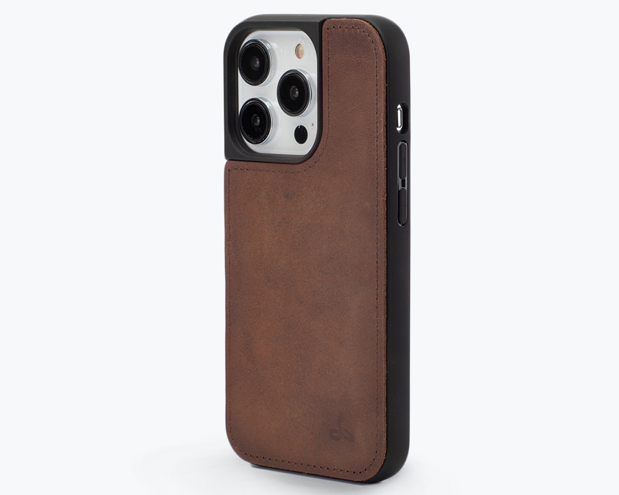 Vintage Leather Back Case - Apple iPhone 14 Pro Chestnut Brown Apple iPhone 14 Pro - Snakehive UK
